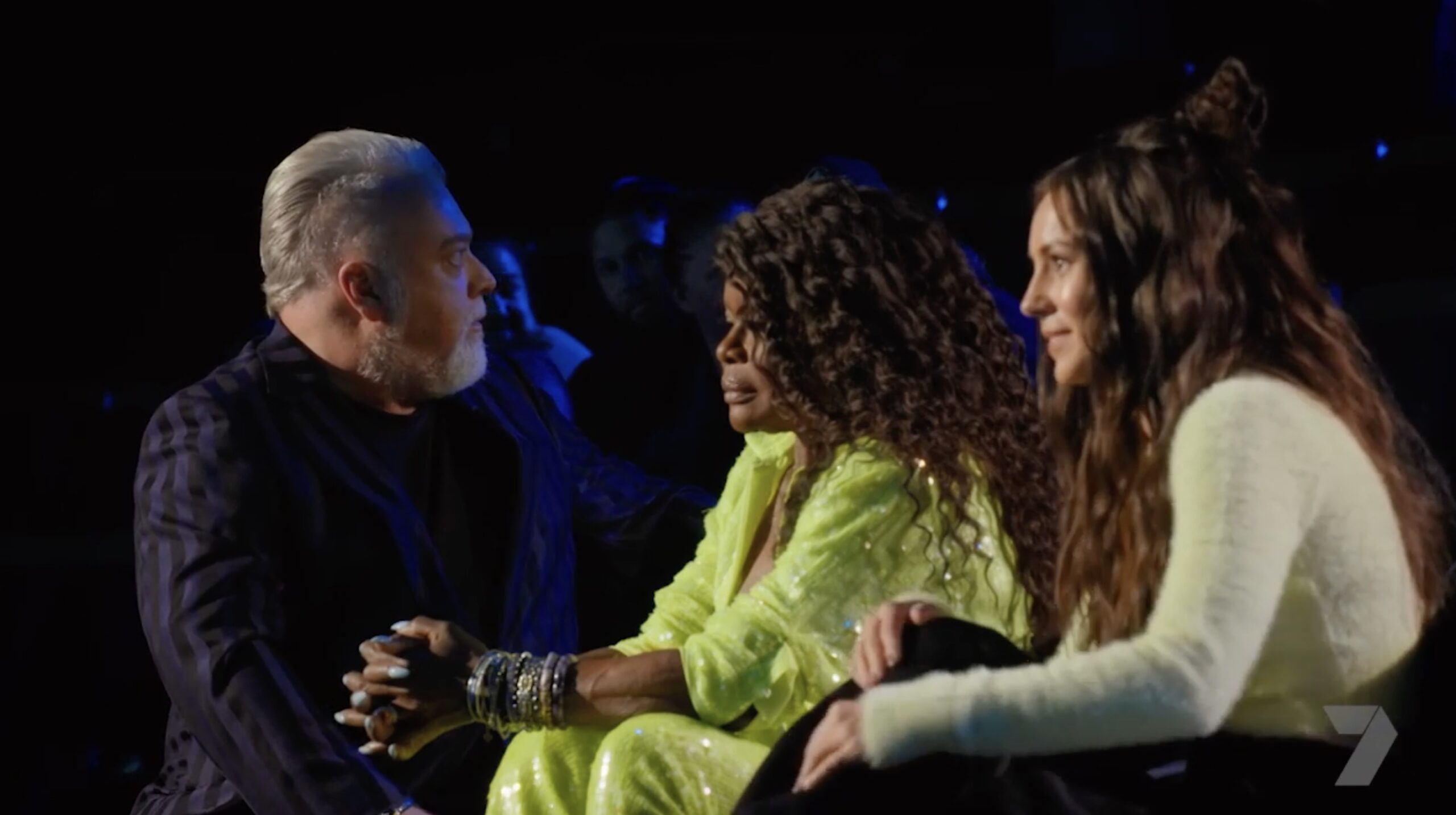 Kyle Sandilands, Amy Shark and Marcia Hines Australian Idol